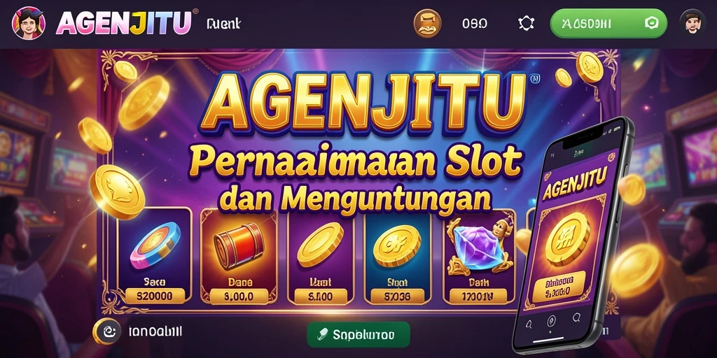 Screenshot gameplay AGENJITU menampilkan gulungan Slot yang penuh warna dan mengasyikkan.