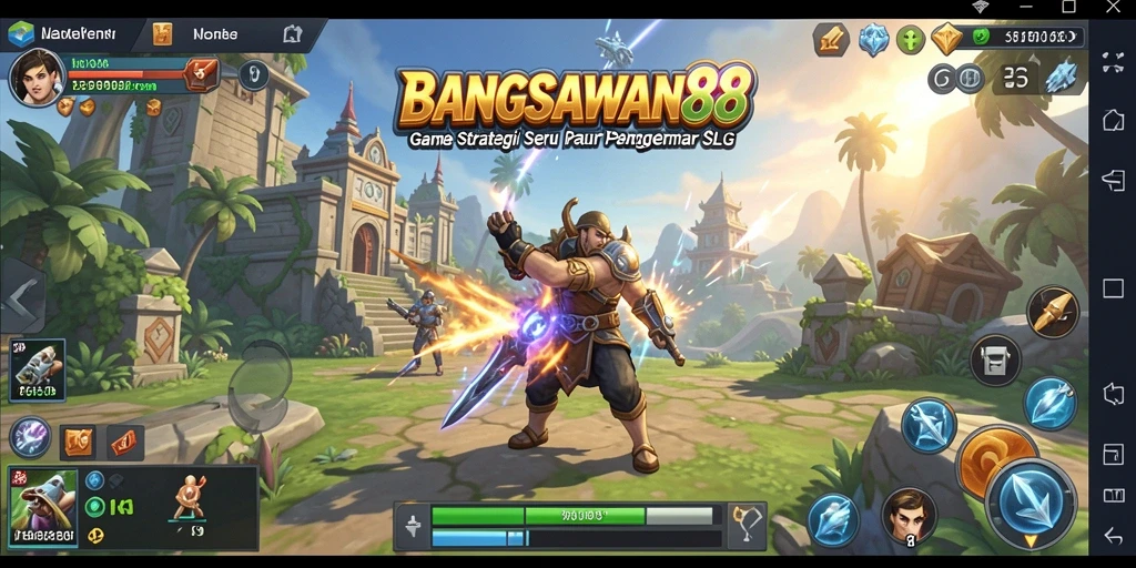 Tangkapan layar gameplay BANGSAWAN88 yang menampilkan aksi pertempuran strategis.