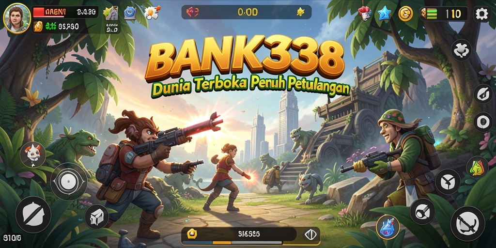 Tampilan gameplay BANK338 yang menakjubkan dan dunia terbuka.