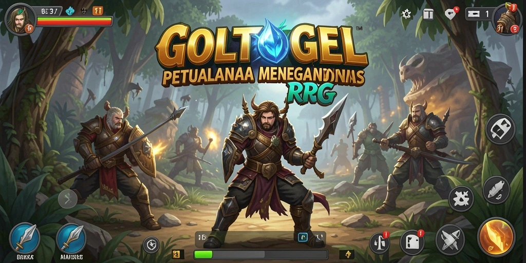 Tampilan gameplay intens dan penuh aksi dalam GOLTOGEL.