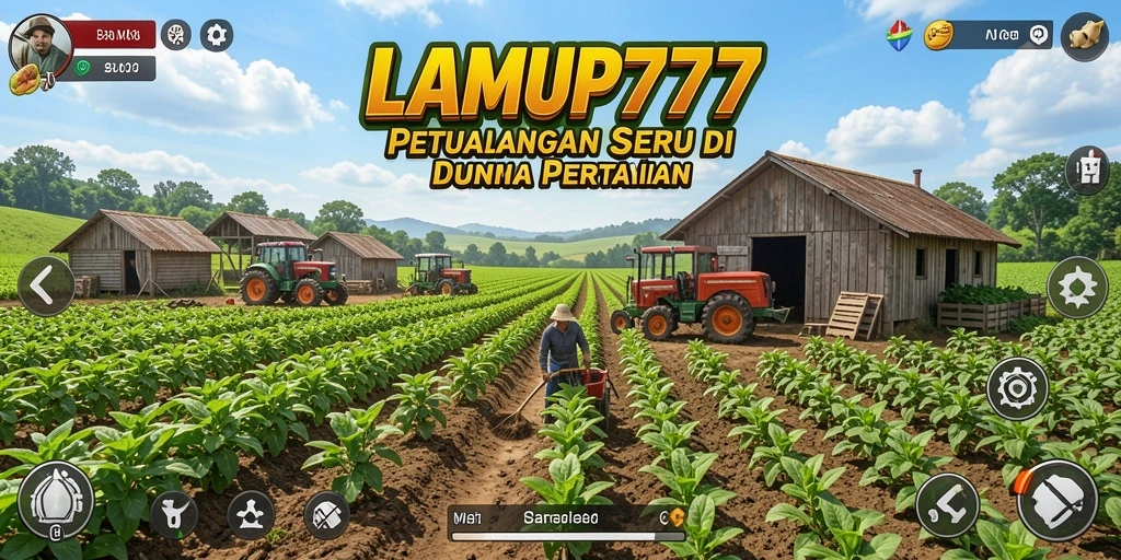 Gameplay seru di LAMPU777 dengan beragam tanaman dan hewan ternak.