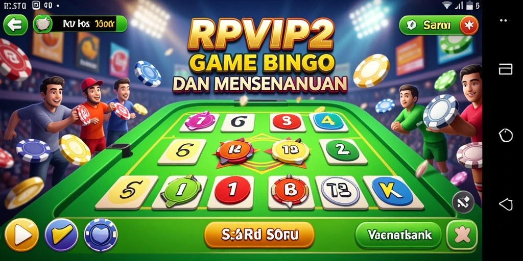 Tampilan seru gameplay Bingo di RPVIP2 dengan interaksi pemain.