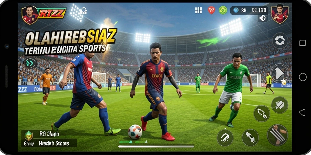 Tampilan gameplay seru dari RTZZ dengan aksi olahraga yang mendebarkan.