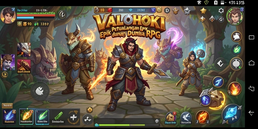 Tampilan gameplay VALOHOKI yang menegangkan dan penuh aksi.